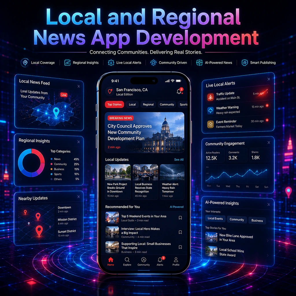Local and Regional News App Development Services